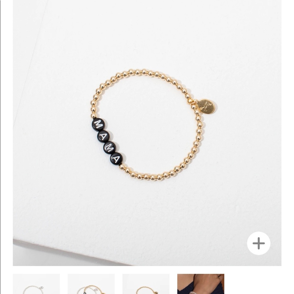 Larissa Loden mama stretch bracelet 14k gold fill